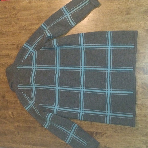 60's Vintage Gina Teresa Window Pane Plaid 100% Pure Wool Jacket/Skirt Set 14 - Picture 7 of 11